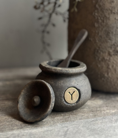 Pot met deksel Majestic Brown -Brynxz-