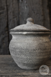 Stenen Kruik met Deksel Extra Small -Old Barn-