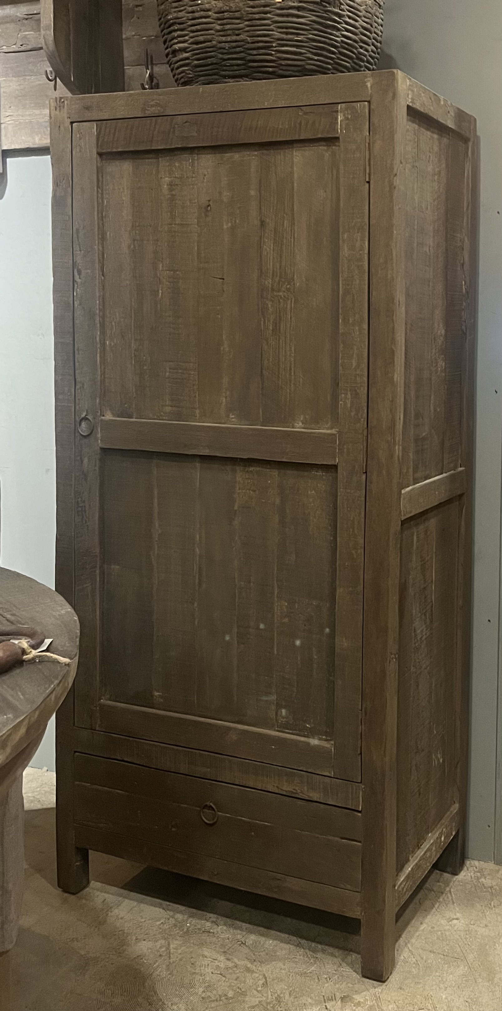 Kleiderschrank 1-türig Barry 75x160 cm ''Driftwood''