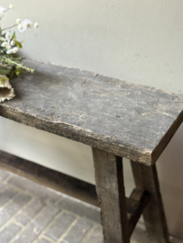 Oud Houten Bankje 81 cm