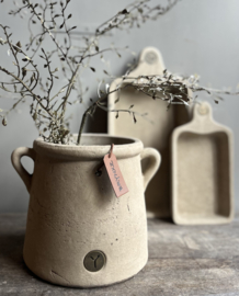 Kruik met Oren Majestic Taupe Medium -Brynxz-