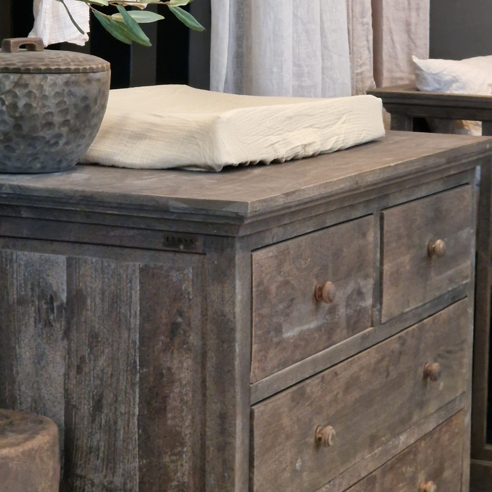 Houten Commode met lades -Luksa Home Collection-