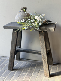 Oud Houten Bankje 46 cm