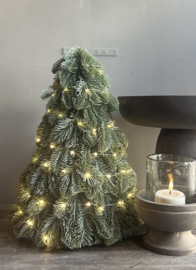 Nobilis Boom Zijde met LED lampjes 52 cm -Brynxz-