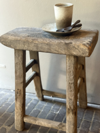 Oud Houten Kruk