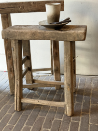 Oud Houten Kruk