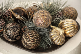 Kerstornament Bruin Blad -PTMD-