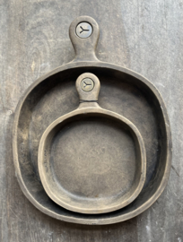Ronde Schaal met Handgreep Majestic Brown Large -Brynxz-
