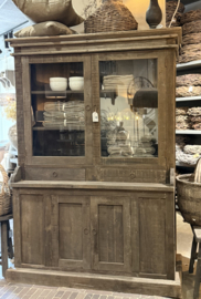 Vitrinekast Secretaire -Driftwood-