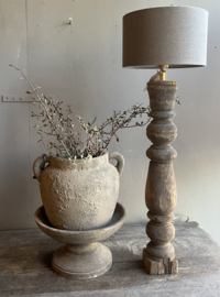 Houten Balusterlamp  -Aura Peeperkorn-