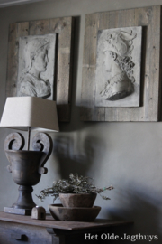 Scipione Ornament Hout en Beton (set van 2)