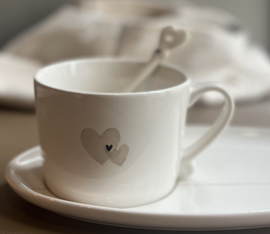 Becher mit Ohr ''Two Hearts'' -Bastion Sammlungen-