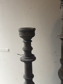 Houten Kandelaar Triple Small