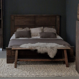 Holzbett Altholz 180x200 cm ''Brit''