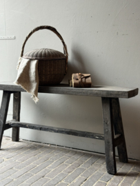 Oud Houten Bankje 101 cm