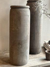 Ronde Houten Vaas Small