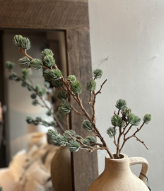 Seidenzweig Larix Grey Green 80 cm -Brynxz-