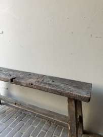 Oud Houten Bankje 101 cm