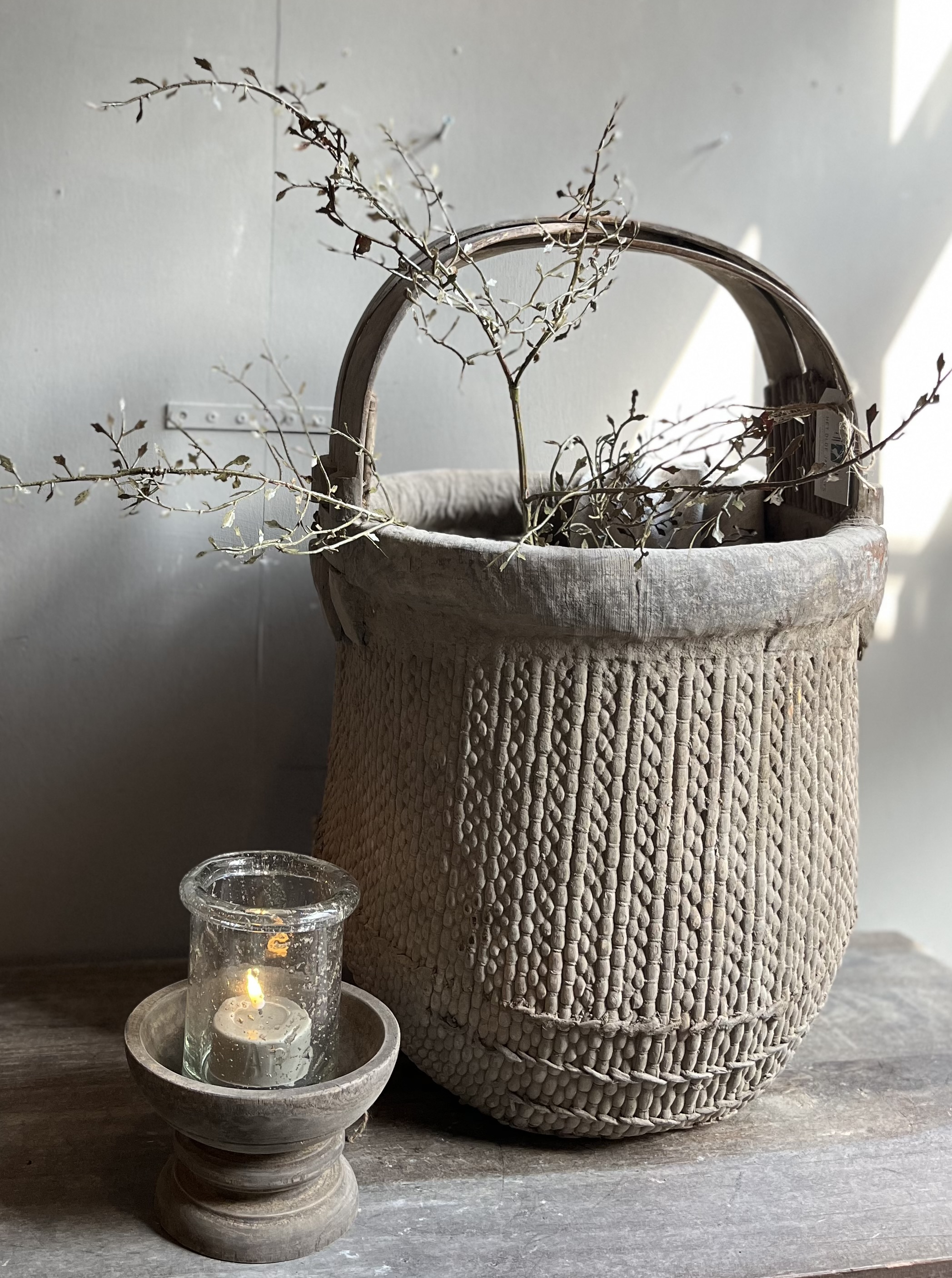 Oude Mand met Handvat