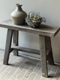 Oud Houten Bankje 60 cm