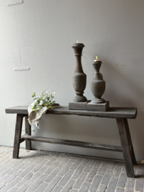 Oud Houten Bankje 108 cm
