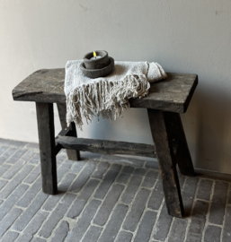 Oud Houten Bankje 61 cm