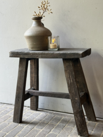 Oud Houten Bankje 45 cm