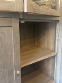 Vitrinekast 4-Deurs -Ashwood-