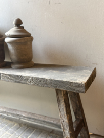 Oud Houten Bankje 121 cm