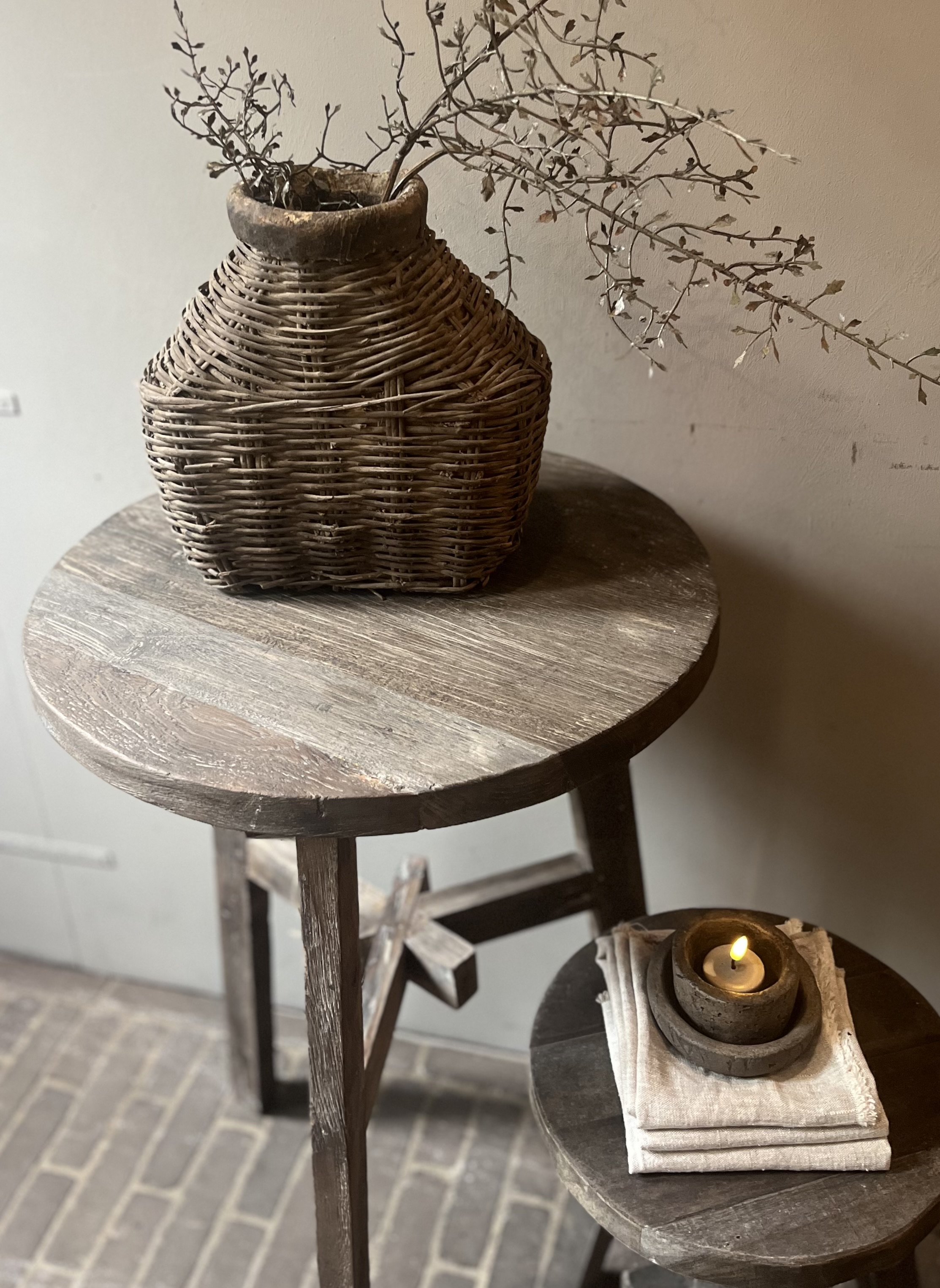 Runder Beistelltisch "Driftwood"