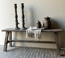 Oud Houten Bankje 121 cm