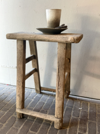 Oud Houten Kruk