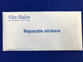 Zeil reparatie plak set / reparatie stickers