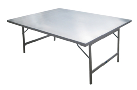 Tisch mit Aluminiumplatte  1,00 x 1,50 x 0,80 mm