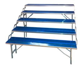 Treppen-Tisch 30 x 150 cm 5 Stufen (E-305)