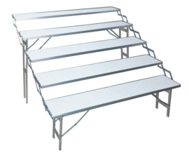 Treppen-Tisch 30 x 150 cm 5 Stufen (E-305)