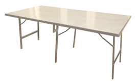 Tafel met Aluminium blad