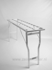Vlakke tafel 40 x 150 x 80 cm hoog  (B8040)