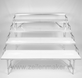 Treppen-Tisch 30 x 150 cm 5 Stufen (E-305)