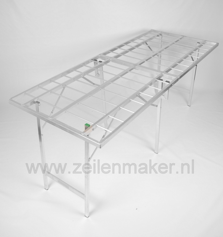 Koffertafel 80 x 200 x hoog | Koffer-tafel / inklapbare tafel zeilenmaker.nl