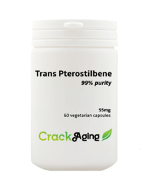 60 vegetarische Kapseln Trans Pterostilben 55mg 99%