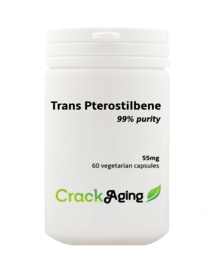 Trans Pterostilbene 99%  55mg 60 vegetarische capsules