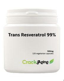 120 vegetarische Kapseln Trans Resveratrol 500mg 99%