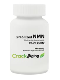 NMN 99,9% 500mg  per capsule 60 Maagzuurbestendige capsules
