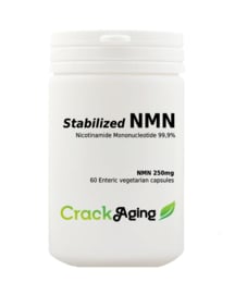 NMN 99,9% 250mg  per capsule 60 Maagzuurbestendige capsules