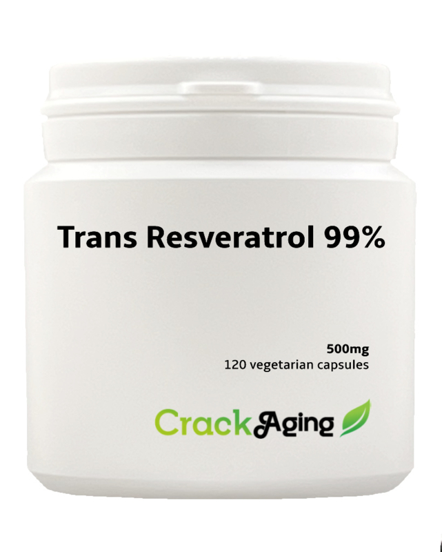 Trans Resveratrol 99% 500mg 99% 120 vegetarische capsules