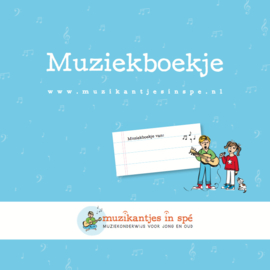 Muzikantjes in spé huiswerkschrift