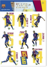 FC Barcelona muursticker 18 stuks