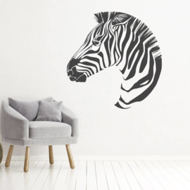 Muursticker Zebra