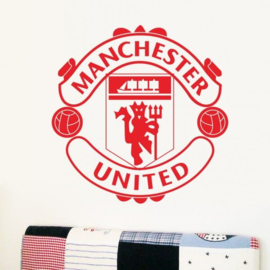 muursticker voetbalclub Manchester United